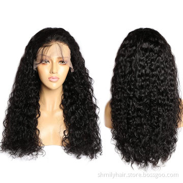 Human Hair Wigs Vendors Cuticles Aligned Brazilian Virgin Hair 12A Wigs 13x4 Transparent HD Lace Frontal Wig For Black Women